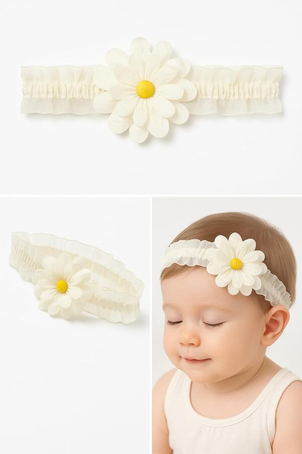 Baby Headbands: Soft & Stretchable (3-Pack) - Image 2