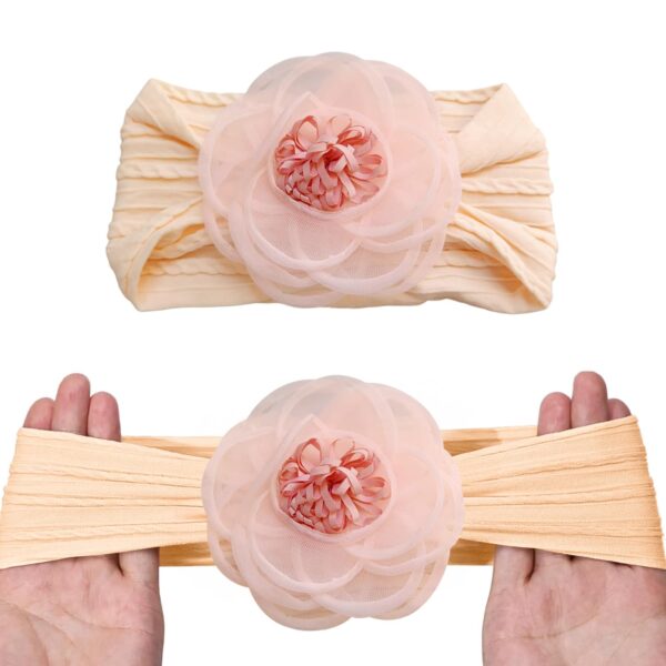 Soft Baby Flower Headband (0-3 Yrs) - Image 2