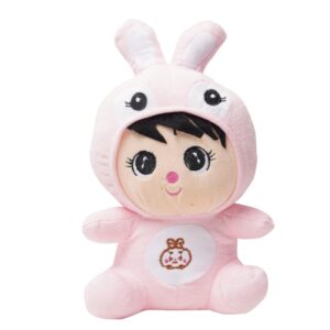 Boy Doll with Bunny Cap