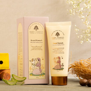 BABY FOREST Komal Kawach Baby Rash Healing Cream With 8 Herbs & Oils Derma-safe - 100 g