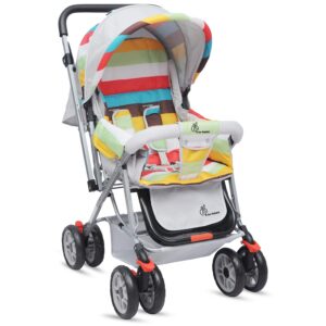 R for Rabbit Lollipop Lite Baby Stroller for 0 to 3 Years Pram (Rainbow)