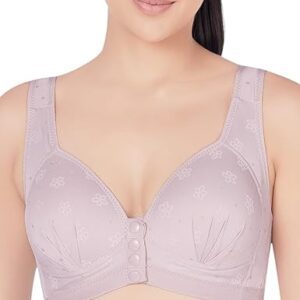 PLUMBURY Women Polyester Lightly Padded Front Button Open Maternity|Feeding| Nursing Bra