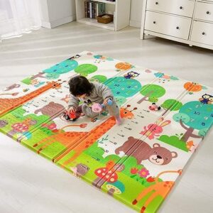 Reversible Play mats for Kids | XPE BPA Free | (200cm x 150cm, 0.8cm Thickness) (ALPHABET)