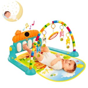 Play Gym Mat for Babies, 5-in-1 Indian Musical Keyboard Mat Piano Mat