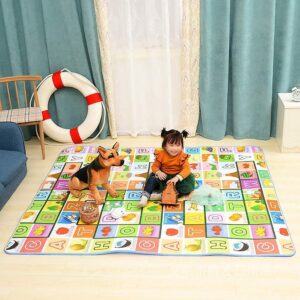 Tarkan Double Sided Water Proof Baby Play Mat (6 Feet X 4 Feet)